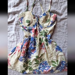 Vintage Abercrombie & Fitch Floral Mini Dress